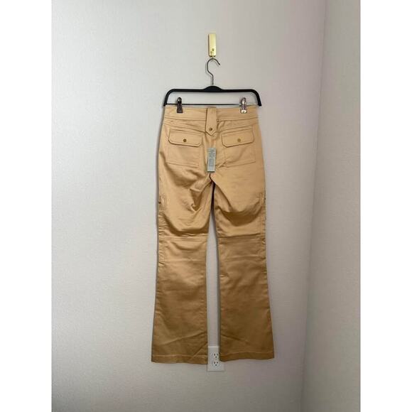 Caché Women’s Deadstock Gold Metallic Y2K Cargo Mid Rise Pants NEW Sz 0 - Picture 5 of 8